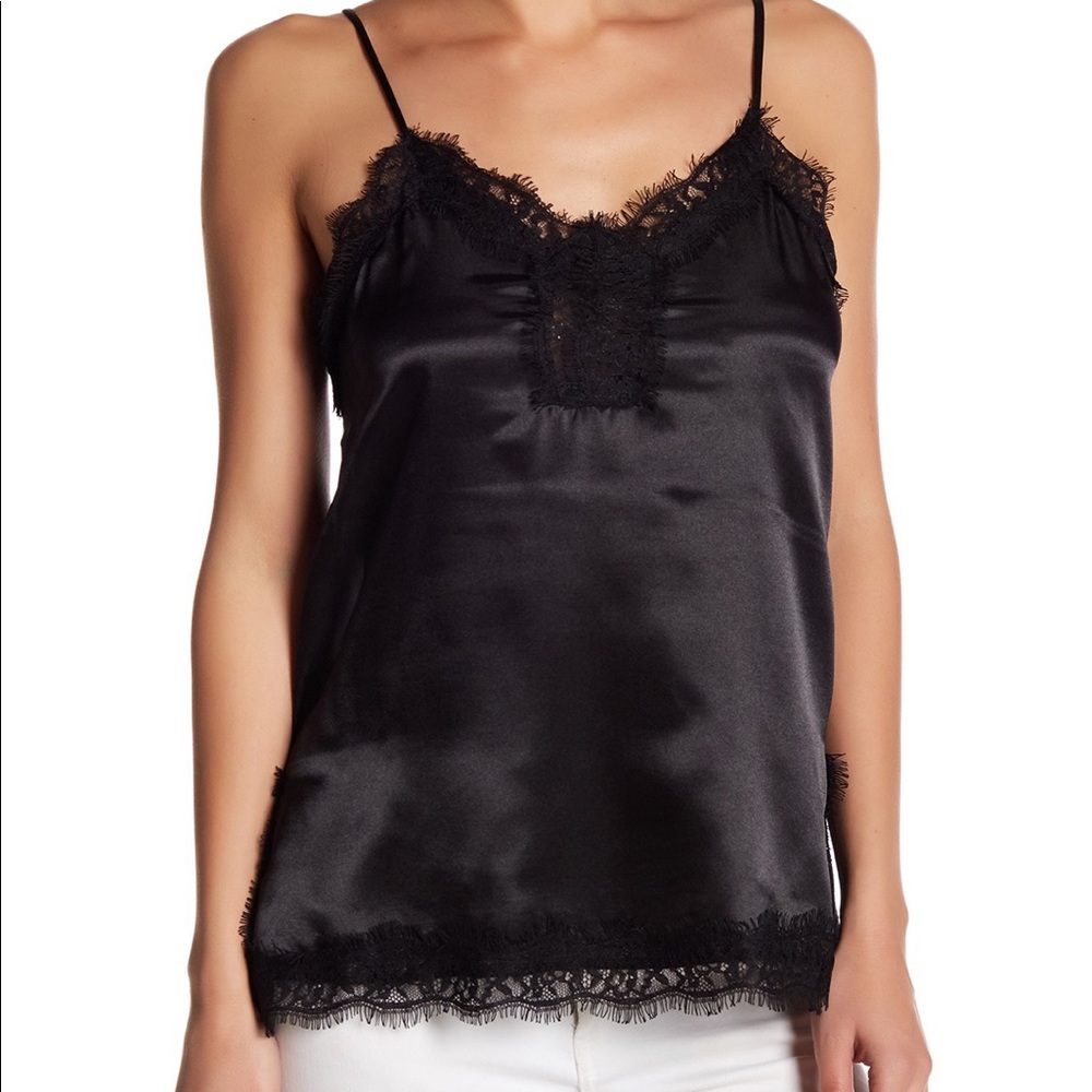Size S NWOT Mimi Chica Black Lace Tank